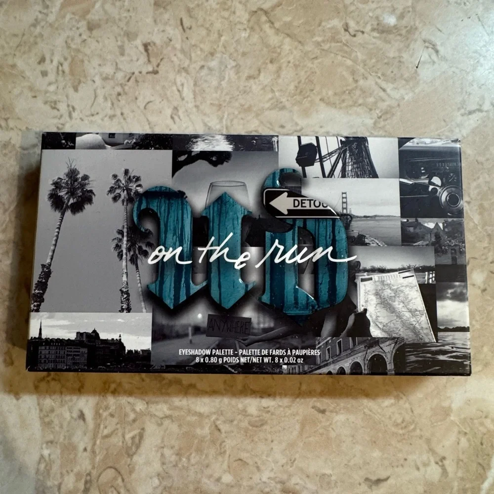 Urban Decay On The Run Eyeshadow Palette (8x Eyeshadow) - Detour NIB